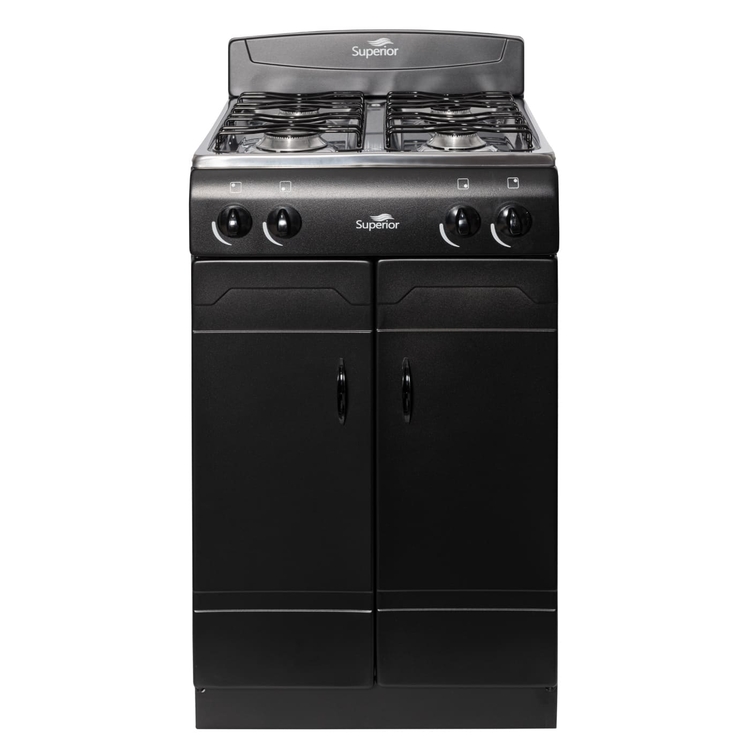 Estufa de Piso SUPERIOR 4 Puestos Gas Natural 7015 Negro Estufa de Piso SUPERIOR 4 Puestos Gas Natural 7015 Negro