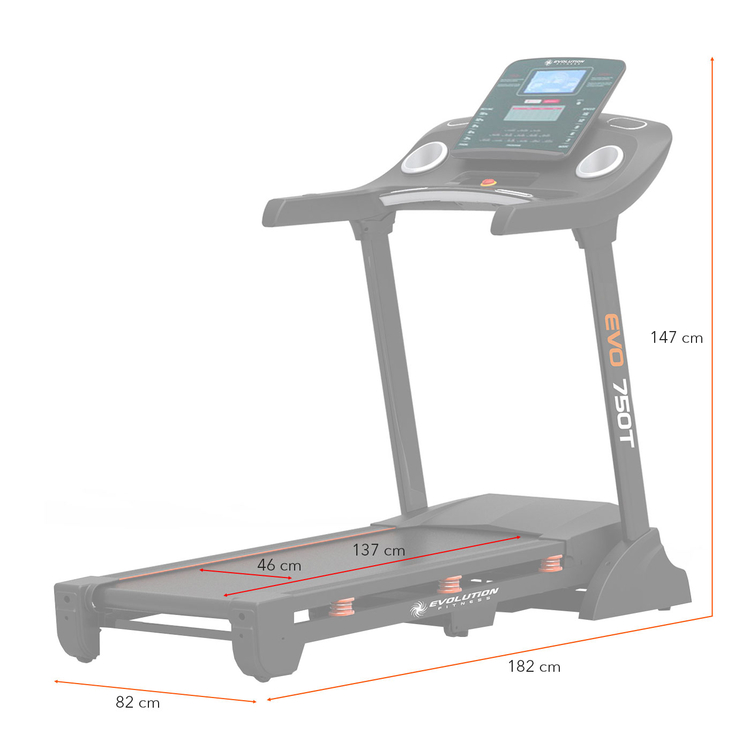 Trotadora EVOLUTION E750 Trotadora EVOLUTION E750