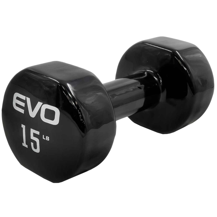 Mancuerna de vinilo EVOLUTION 15 lb Mancuerna de vinilo EVOLUTION 15 lb