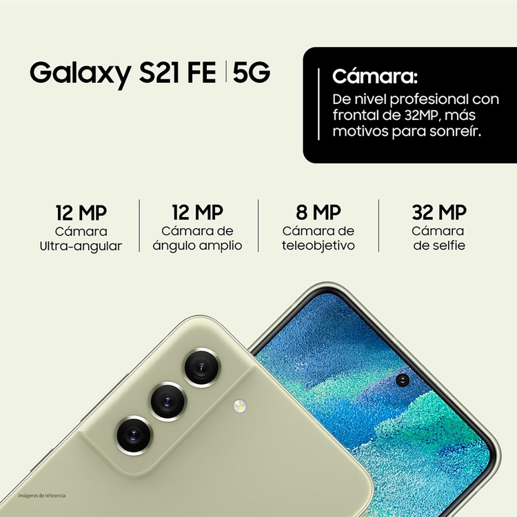 Celular SAMSUNG Galaxy S21 FE 256GB 5G Gris + BUDS 2