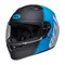 Casco Moto BELL Talla XL Qualifier Ascent Mate Negro Azul Claro
