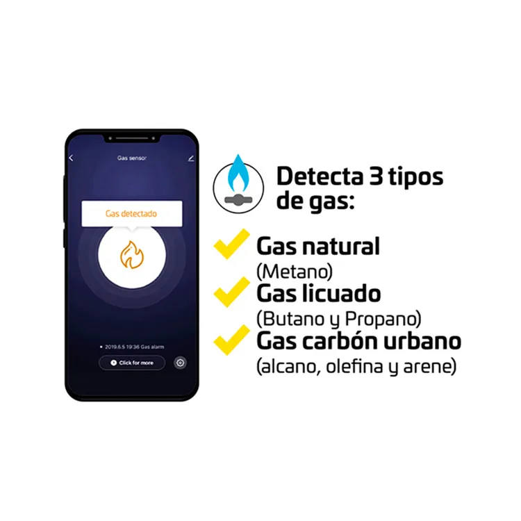 Alarma Detector VTA Gas WiFi