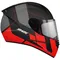 Casco Moto SHOX Talla S STINGER Galant Negro Rojo