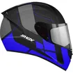 Casco Moto SHOX Talla M STINGER Galant Negro Azul - 