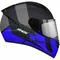 Casco Moto SHOX Talla M STINGER Galant Negro Azul