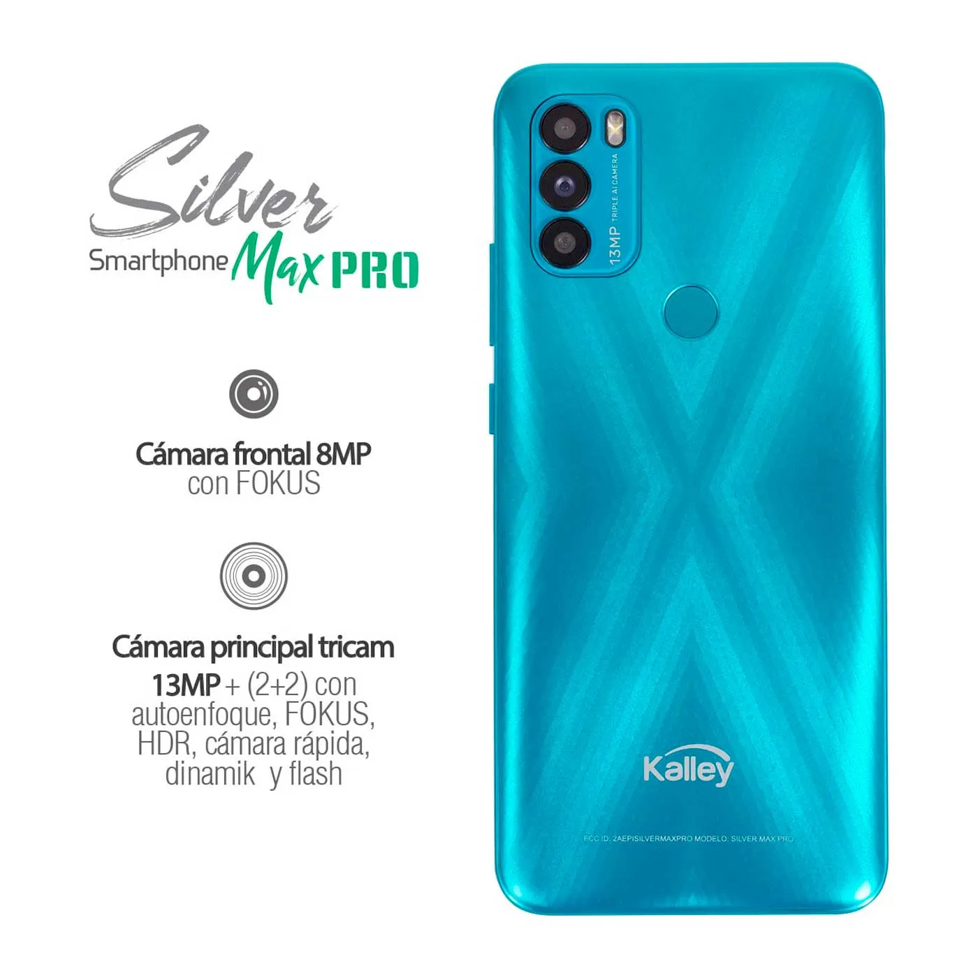 Celular Kalley Silver Max PRO 3+32GB Verde