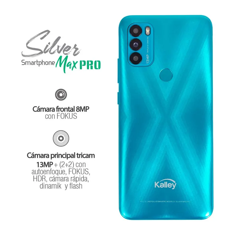 Celular Kalley Silver Max PRO 3+32GB Verde