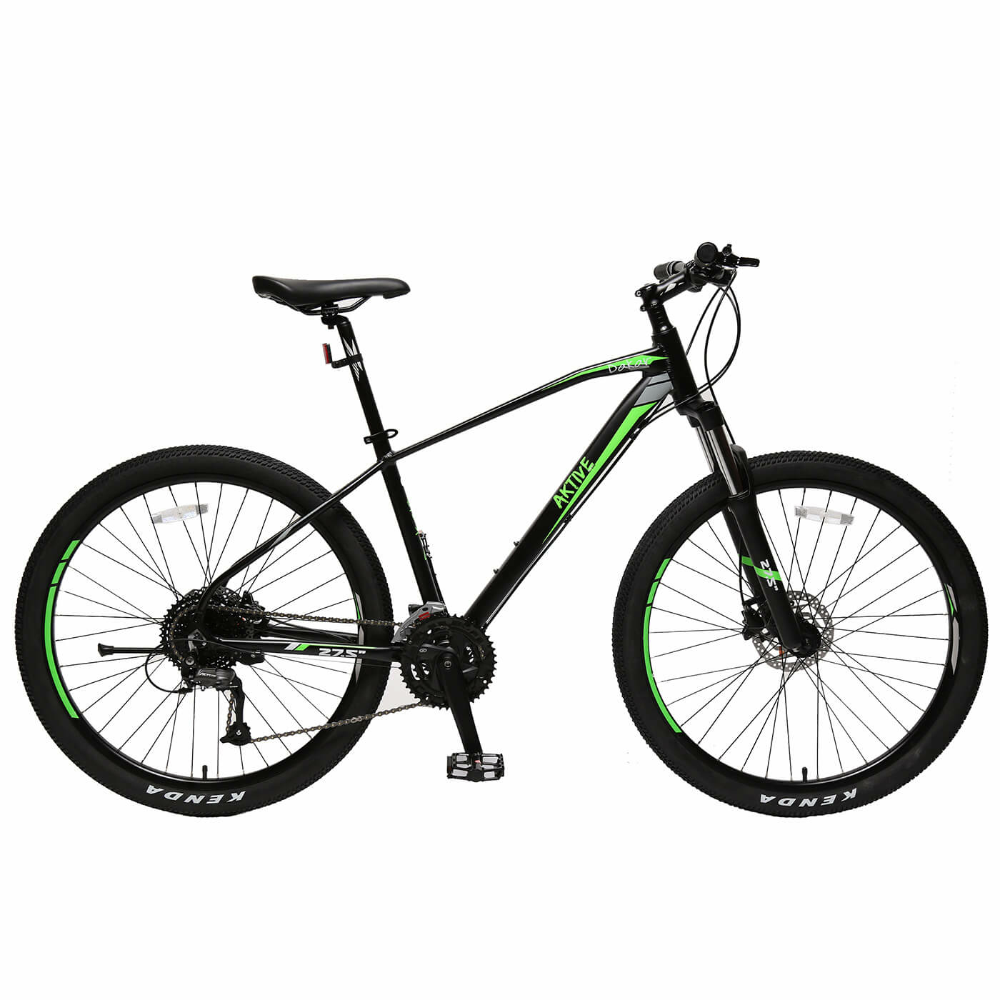 Bicicleta Todoterreno AKTIVE Dakar 27.5" Negra/Verde