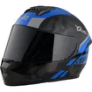 Casco Moto X-SPORTS M63 Comander Talla L Negro Azul Brillante - 