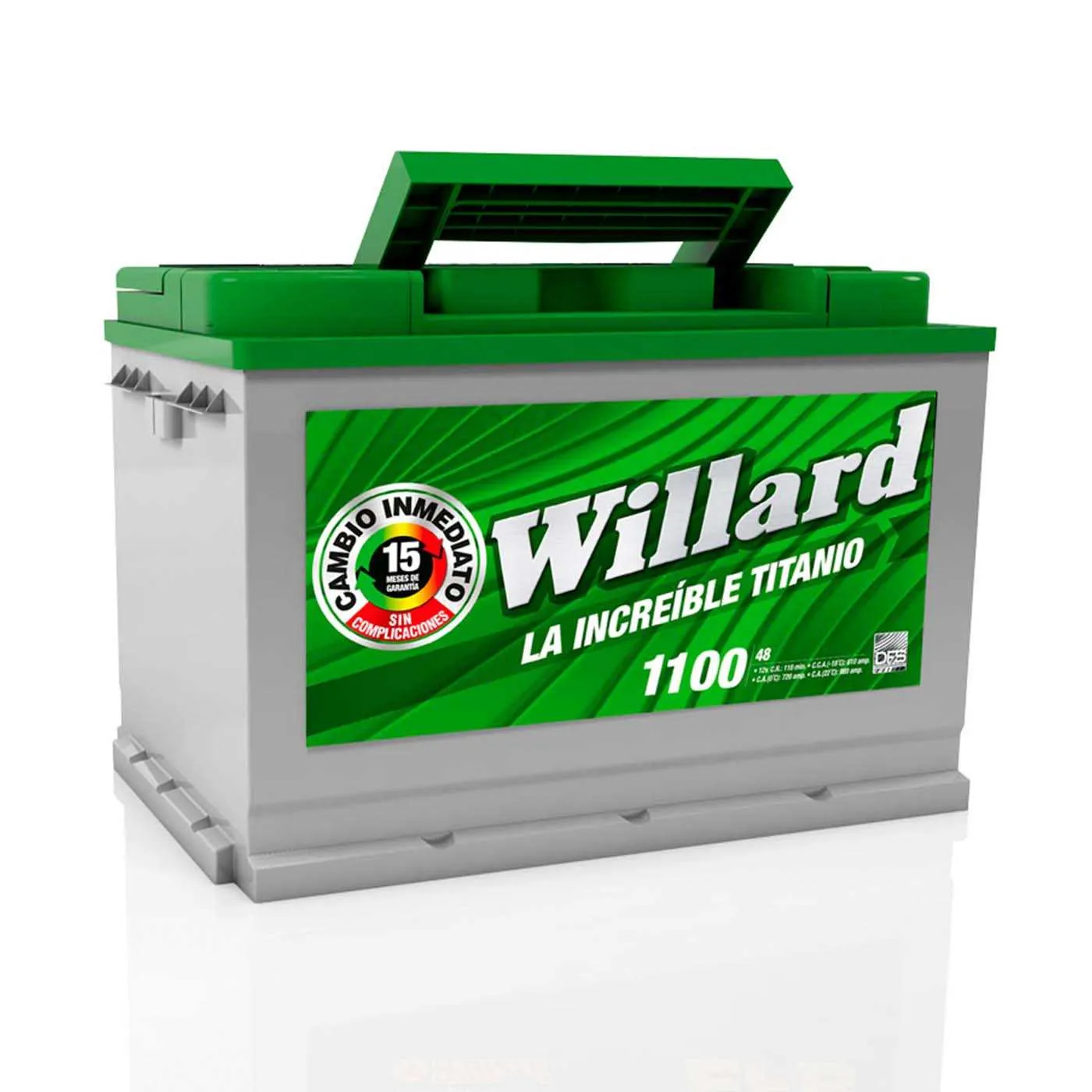 Batería Carro WILLARD Titanio 48-1100
