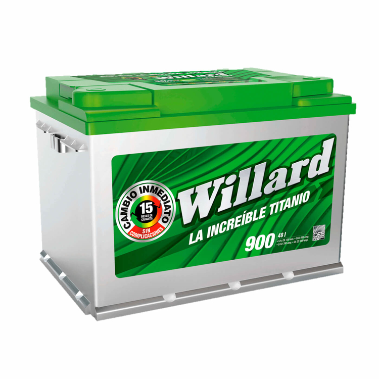 Batería Carro WILLARD Titanio 48I-900T