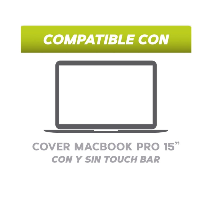 Cover Protector para MacBook 15" Pro Negro Mate