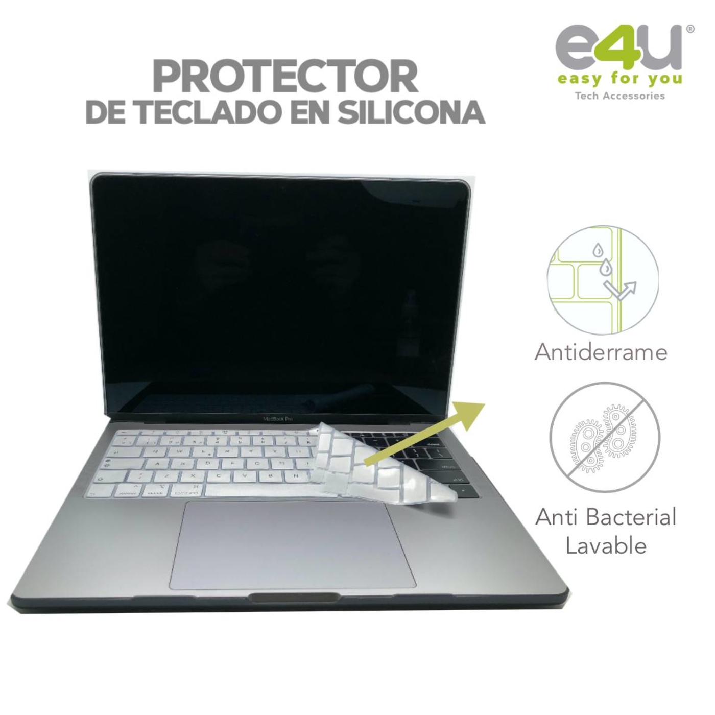 Teclado Protector para MacBook Air 13,3" Clear/Transparente