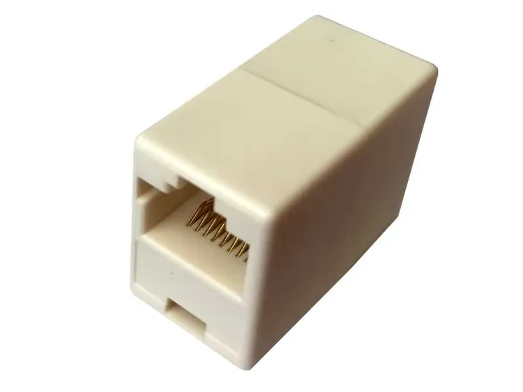 Adaptador unión RJ-45 hembra a hembra para extender cables de red Ethernet CAT 5 y 6
