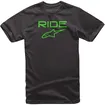 Camiseta Moto ALPINESTARS RIDE 2.0 Negro Verde Talla L - 