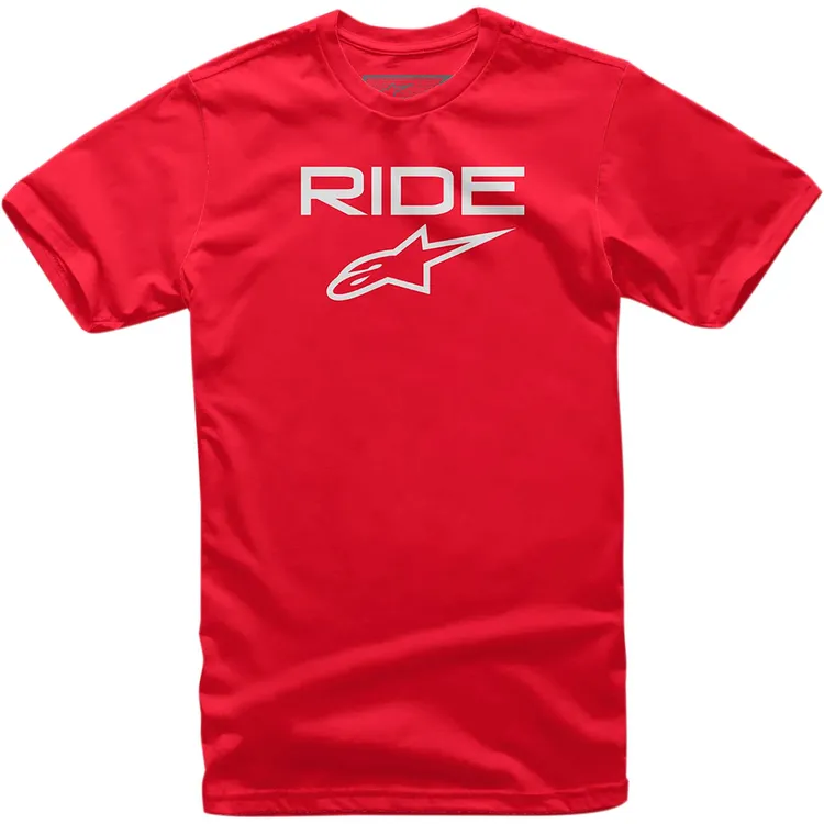 Camiseta Moto ALPINESTARS RIDE 2.0 Rojo Blanco Talla S