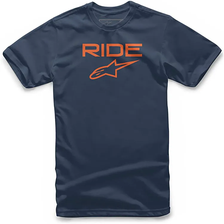 Camiseta Moto ALPINESTARS RIDE 2.0 Azul Naranja Talla S