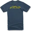 Camiseta Moto ALPINESTARS BLAZE Azul Amarillo Talla M - 