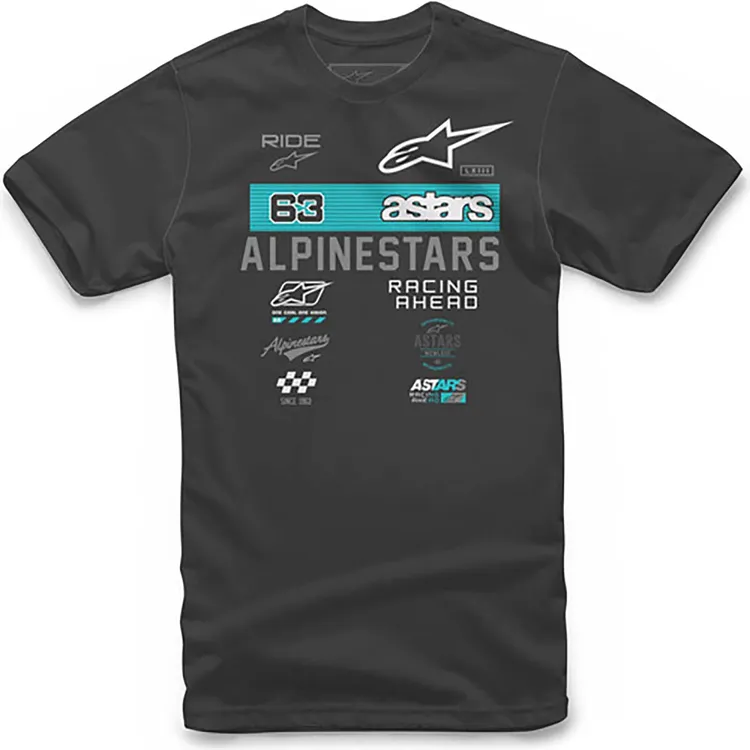 Camiseta Moto ALPINESTARS SPONSORED Negro Talla M