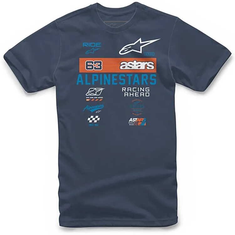 Camiseta Moto ALPINESTARS SPONSORED Azul Talla XXL