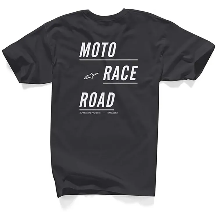 Camiseta Moto ALPINESTARS MOTO RACE Negro Talla S