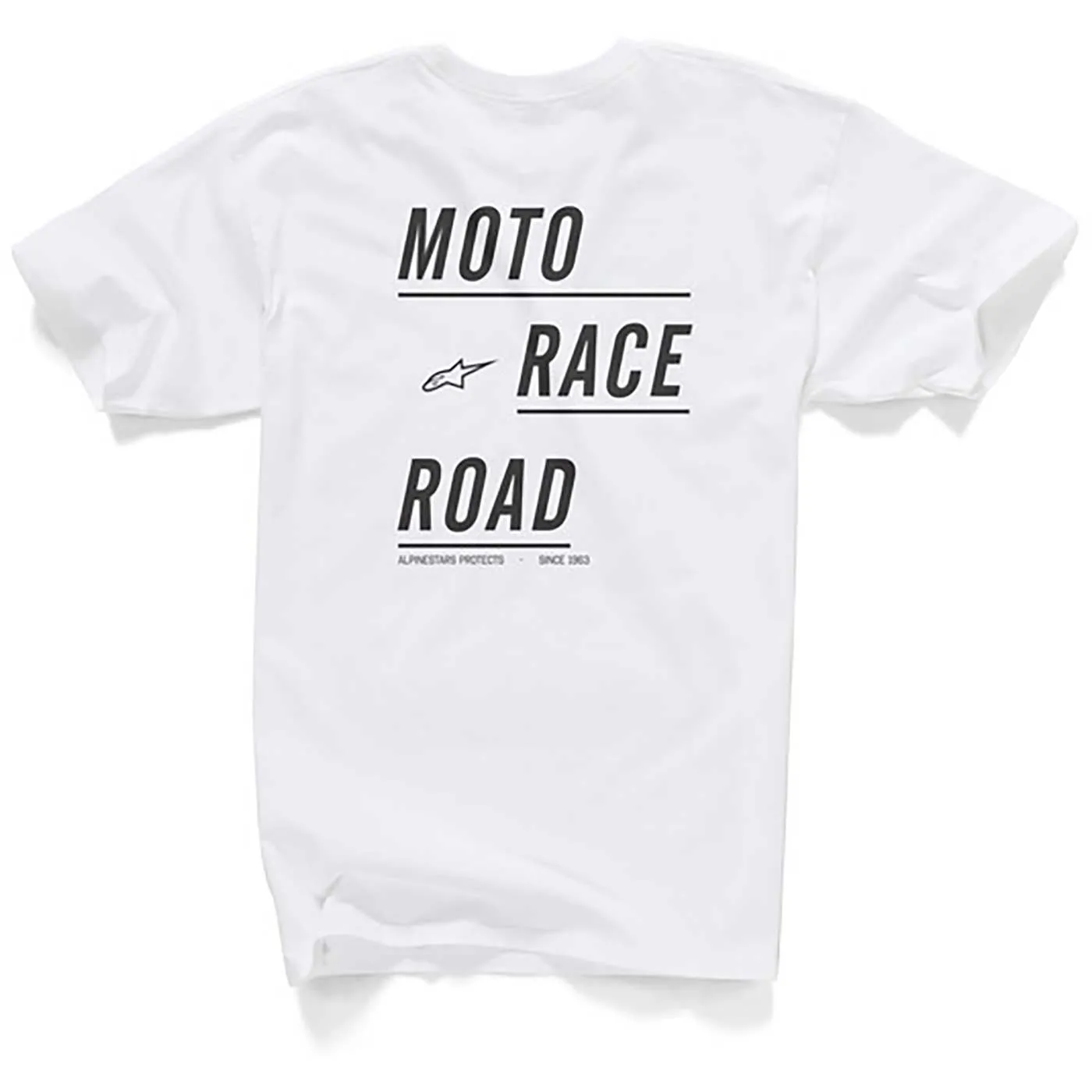 Camiseta Moto ALPINESTARS MOTO RACE Blanco Talla S
