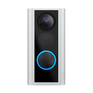 Video Portero con Cámara Integrada RING Inteligente WiFi Dia|Noche 1080p HD Door View Cam Plateado
