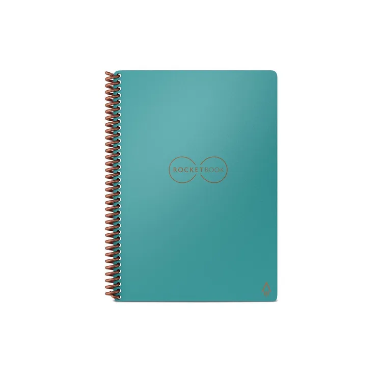 Cuaderno Inteligente ROCKETBOOK Core Ejecutivo Azul Turquesa