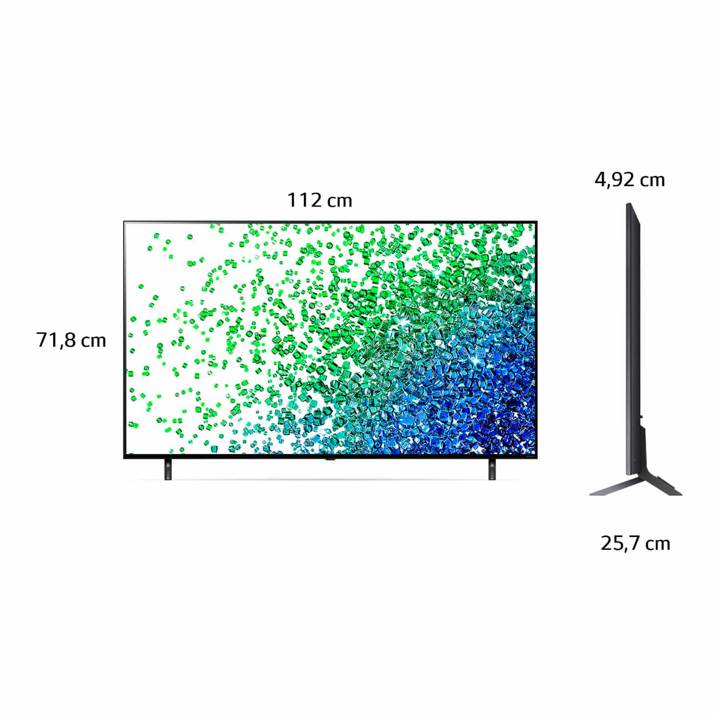 TV LG 50" Pulgadas 126 cm 50NANO80 4K-UHD NanoCell Smart TV