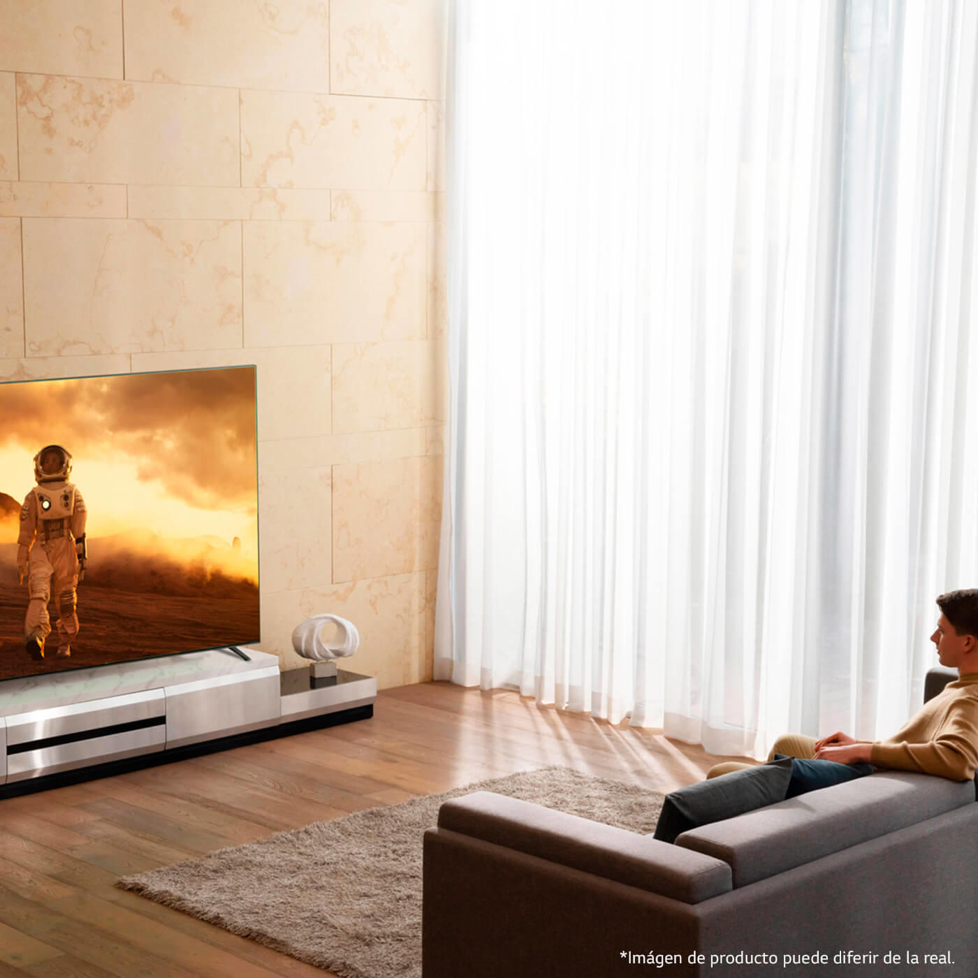 TV LG 55" Pulgadas 139 cm 55NANO80 4K-UHD NanoCell Smart TV