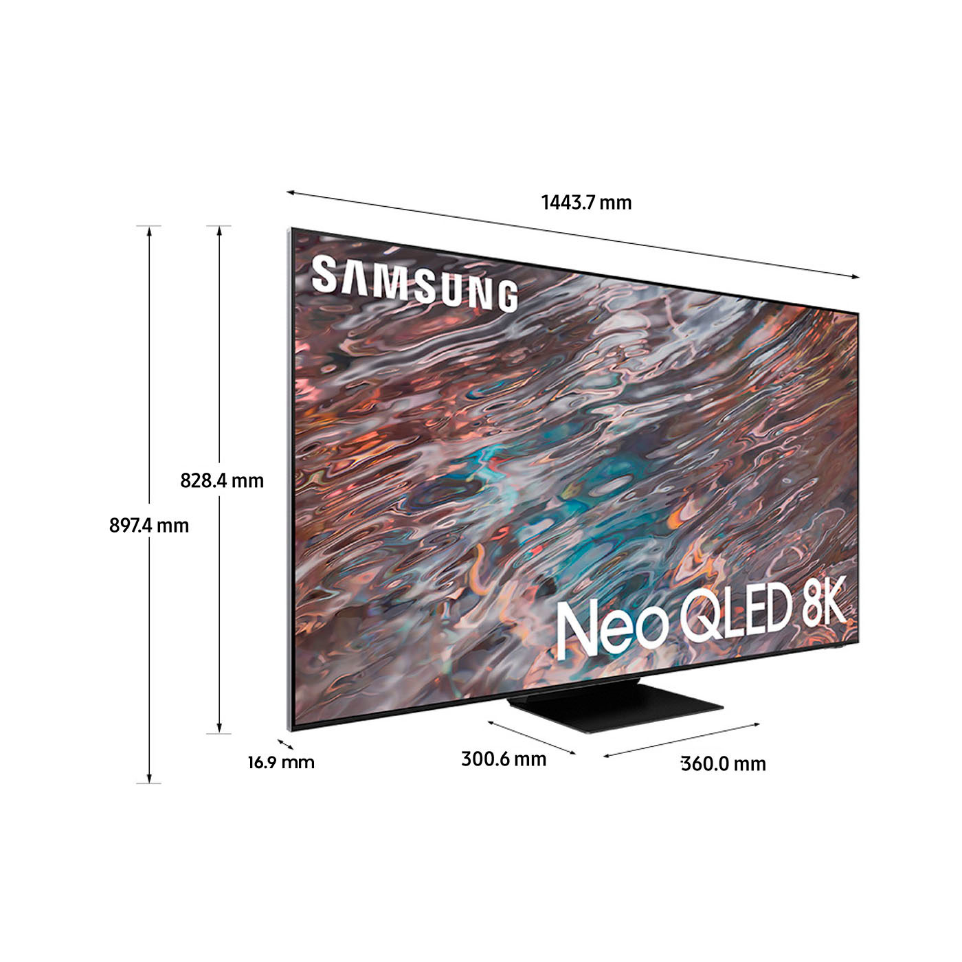 TV SAMSUNG 65" Pulgadas 165.1 cm QN65QN800A 8K NEO QLED MINI LED Smart TV