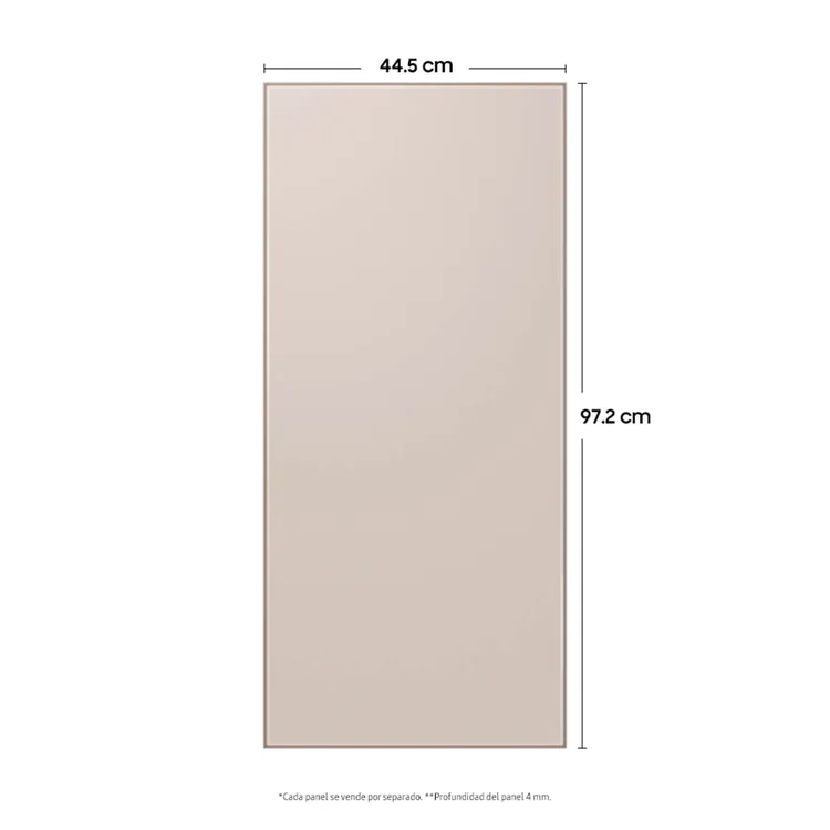 Panel Samsung superior BESPOKE FRENCH DOOR Beige
