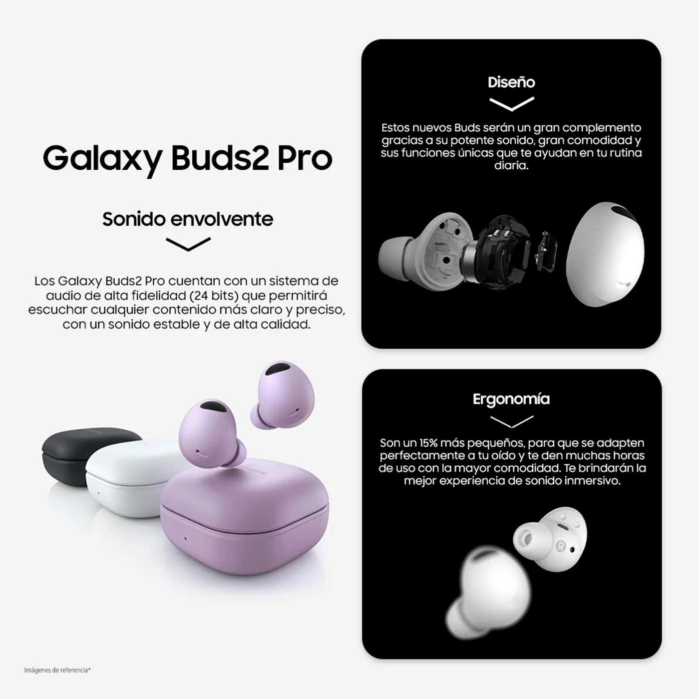 Audifonos SAMSUNG Galaxy Buds2 Pro Negros
