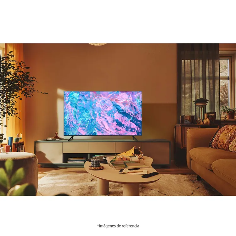 TV SAMSUNG 55" Pulgadas 139.7 cm 55CU7000 4KUHD LED Smart TV