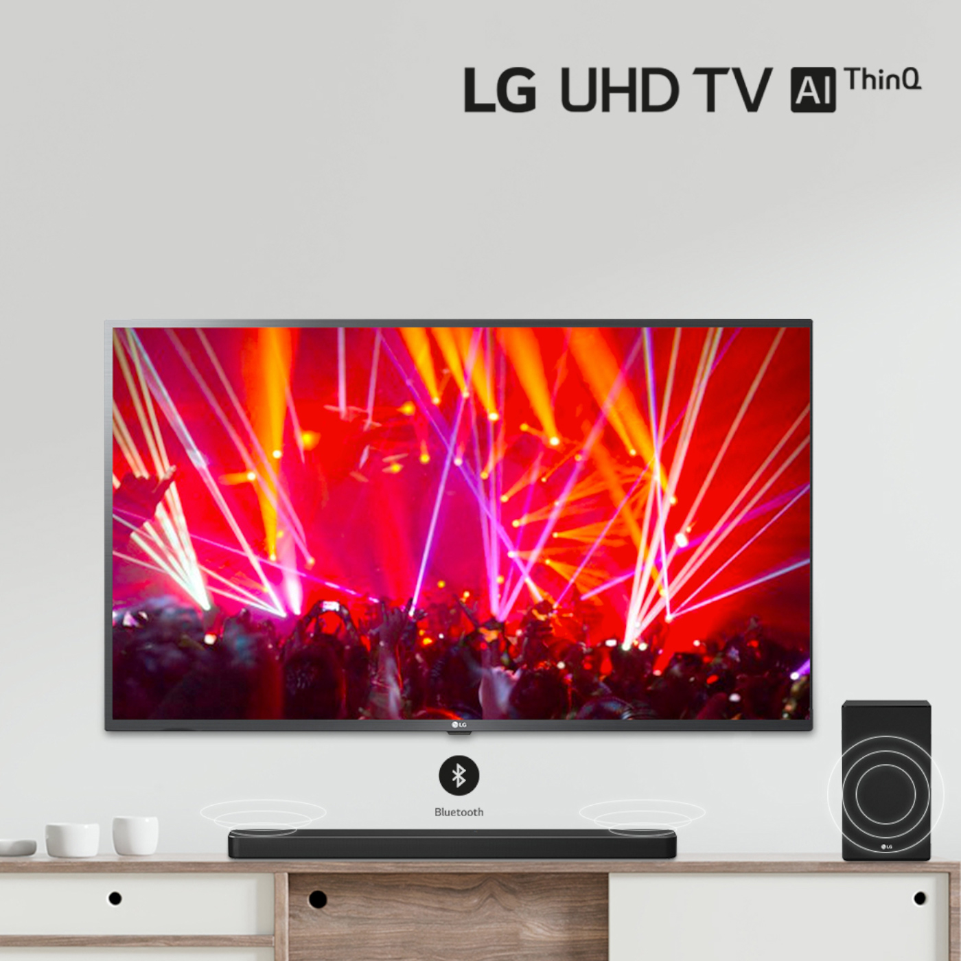 TV LG 55" Pulgadas 139 cm 55UN7100 4K-UHD LED Smart TV