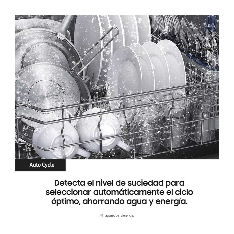 Lavavajillas de empotrar SAMSUNG 70 piezas DW80R2031UG/AA Negro