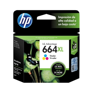Cartucho de Tinta HP 664XL Tricolor